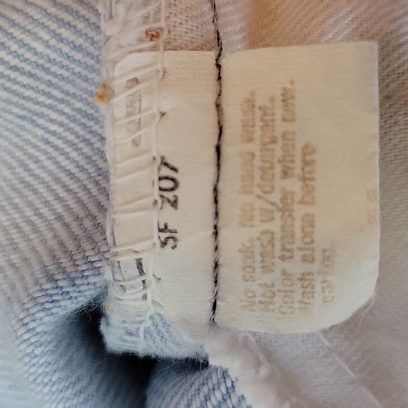 VINTAGE 1970's Orange Tab Levi's Bell Bottom Jeans - Picture 12 of 13